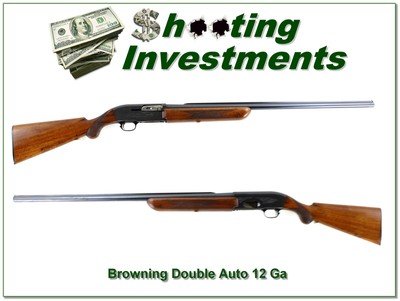 Browning Double Auto early steel receiver made 52 to 55 12 Ga