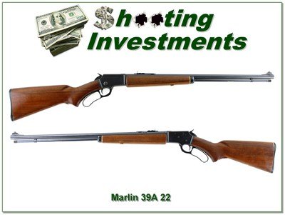 Marlin 39A 22 made in 1956 JM marked collector in exc cond!