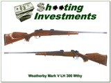 Weatherby Mark V LH Lazermark in 300 Wthy Mag collector!
