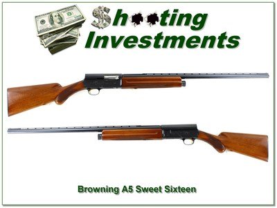 Browning A5 Sweet Sixteen 16 Ga Belgium 1962 28” VR Collector!