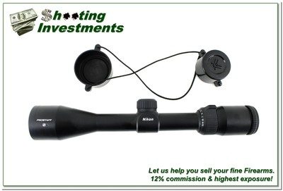 Nikon 2.5-10 X 40mm Prostaff rifle scope as new with covers