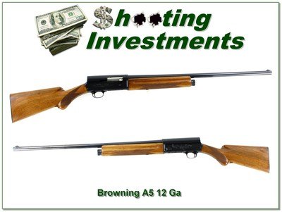 Browning A5 1965 Belgium made 12 Ga unfired blond!