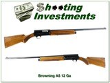 Browning A5 1965 Belgium made 12 Ga unfired blond!