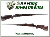 Weatherby FN Mauser Rare Custom Shop 300 Wby Mag 24” Rifle made in 1956
