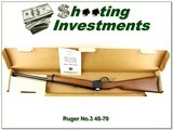 Ruger No. 3 45-70 200th Year of American Liberty Pre Warning NIB Rare 22” Rifle 1976