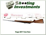 Ruger M77 Mark II 7mm Rem unfired in box