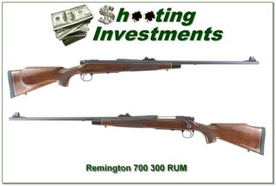Remington 700 BDL Custom Deluxe LH in 300 RUM looks unfired!