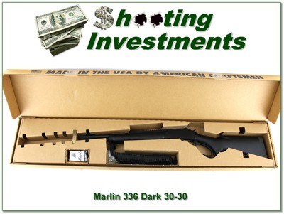 Marlin 336 DARK 30-30 Win as new in box rare!