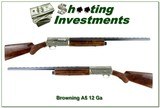 Browning A5 Light 12 Classic 12 Ga Belgium Engraved!