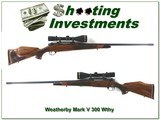 Weatherby Mark V Lazermark LH 300 Wthy Mag w/ Leupold - 1 of 4