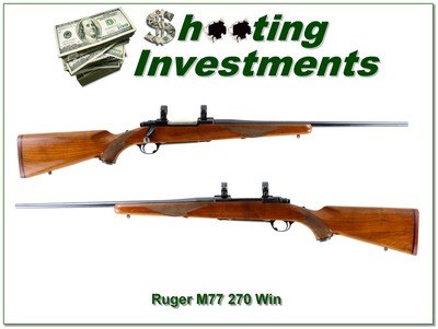 Ruger M77 270 Win Red Pad Tange Safety