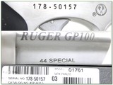 Ruger GP-100 stainless 44 Special Exc Cond in case - 4 of 4