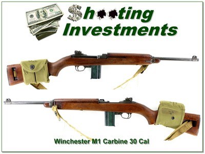 Winchester M-1 Carbine 30 Caliber made in late 1942 or 43