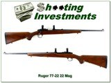 Ruger 77-22 22 Magnum made in 1990