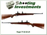 Ruger 77-22 22 LR made in 1986
