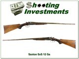 Saxton English 12 Gauge hammer SxS 28in barrels.