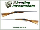 Browning BSS Sportier 20 Ga hard to find 28in barrels