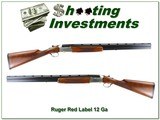 Ruger Red Label 12 Ga 28in English stock Exc Cond!