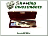 Beretta 687 EELL 20 Gauge unfired in case!