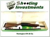 Remington 870 Wingmaster 20 Ga unfired in box made in 1980