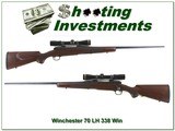 Winchester Model 70 Left-handed Classic Sporter in 338 Win Leupold
