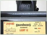 75 Belgium Browning A5 Light 12 like new in original box 28in VR Mod! - 4 of 4