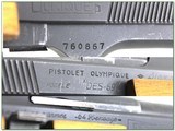 Unique DES 69 22 target pistol Exc Cond in case - 4 of 4