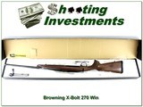 Browning X Bolt Medallion 270 Win 22” LNIB