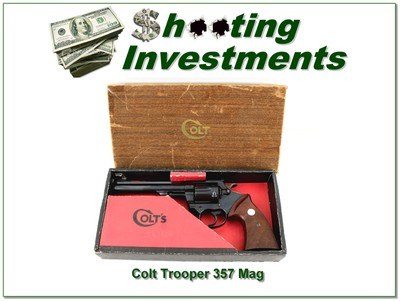 Colt Trooper MK III 357 Mag 6in unfired in box!