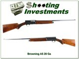 Browning A5 20 Ga 1961 Belgium made 28in Modified