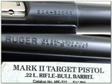 Ruger Mark II 22 LR Target Pistol 5.5” Bull Barrel LNIB - 4 of 4