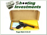 Ruger Mark II 22 LR Target Pistol 5.5” Bull Barrel LNIB