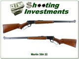 Marlin 39A 22 made in 1956 JM marked collector in exc cond!