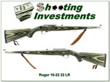Ruger 10-22 International Stainless Laminated “Chief AJ” 22LR