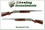 Browning A5 Light 12 Classic 12 Ga Belgium Engraved!