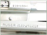 Ruger Mark II Target 22 LR Stainless 6.75” w Extra Mag & Rings NIB - 4 of 4
