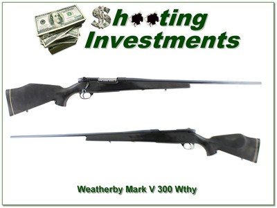 Weatherby Mark V original Fibermark 26in 300 Wthy mag!