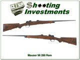 Custom Mauser 98 in 280 Rem XX Wood - 1 of 4