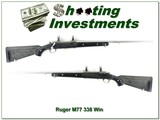 Ruger 77 All-weather Skeleton, Zytel, Paddel Stock 338 Win Mag!