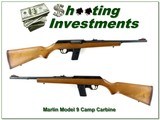 Marlin Model 9 Camp Carbine 9mm Exc Cond!