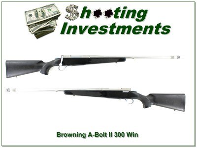 Browning A-Bolt II Stainless Stalker 300 Win with BOSS!