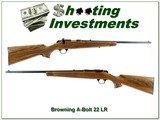 Browning A-Bolt 22 LR look new nicest wood I’ve seen!