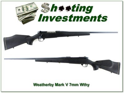 Weatherby Mark V original Fibermark in 7mm Wthy near new!
