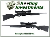 Remington 7600 Synthetic in 308 Win 19in barrel Leupold 3-9 - 1 of 4