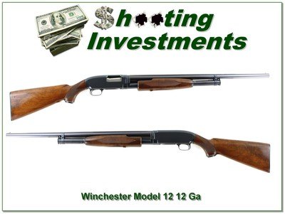 1955 Winchester Model 12 with 26in Solid Rib Cylinder bore