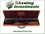 John Dickson & Son Round Action 12 Ga 28in barrels made in 1885! - 1 of 4