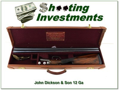John Dickson & Son Round Action 12 Ga 28in barrels made in 1885!