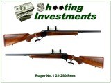 Ruger No.1 Varmint 22-250 Rem like new collector Red Pad!