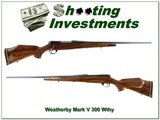 Weatherby Mark V Deluxe in 300 Wthy Mag nicer wood than most! - 1 of 4