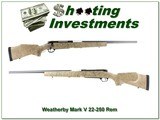 Weatherby Mark V Super Varmint Master 22-250 Rem! - 1 of 4